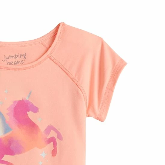 Toddler Girl Jumping Beans® Adaptive Sensory Active Graphic Tee Butterfly Navy 2 Toddler Girl Jumping Beans® Adaptive Sensory Active Graphic Tee Butterfly Navy - Image 2