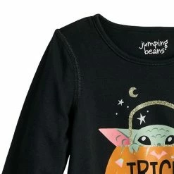 Alternative view of Toddler Girl Jumping Beans® The Mandalorian Adaptive Sensory Friendly Grogu Aka Baby Yoda Halloween Graphic Tee