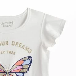 Alternative view of Toddler Girl Jumping Beans® Sensory Adaptive Flutter Tee