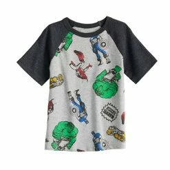 Toddler Boy Jumping Beans® Marvel The Avengers Allover Print Raglan Tee