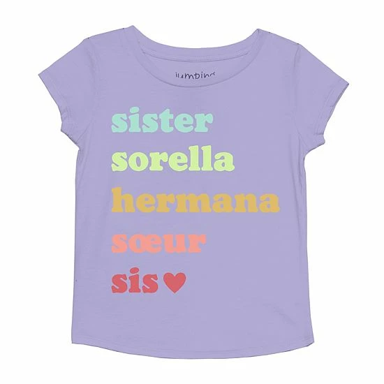 Toddler Girl Jumping Beans® Sister Multiple Language Tee 1 Toddler Girl Jumping Beans® Sister Multiple Language Tee