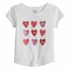 Girls 4-12 Jumping Beans® Graphic Shirttail Tee Valentines White