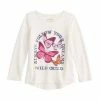 Toddler Girl Jumping Beans® Sensory Adaptive High-Low Tee Ivory Butterfly