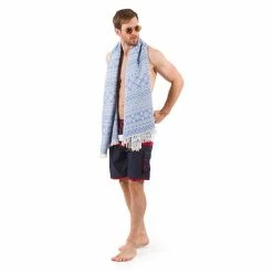 Jumping Beans Linum Home Textiles Sea Breeze Pestemal Beach Towel Sky Blue -Jumping Beans shop unnamed file 4281