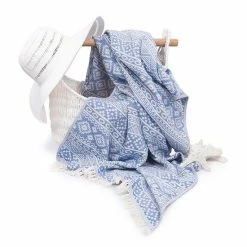 Jumping Beans Linum Home Textiles Sea Breeze Pestemal Beach Towel Sky Blue -Jumping Beans shop unnamed file 4282