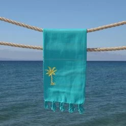 Jumping Beans Linum Home Textiles Summer Fun Breezy Palm Tree Pestemal Beach Towel Royal Blue -Jumping Beans shop unnamed file 4300