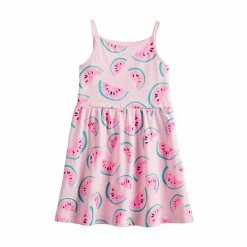 Girls 4-12 Jumping Beans® Physical Adaptive Cami Skater Dress Watermelon Pink