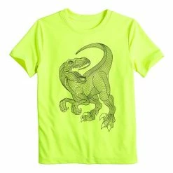 Boys 4-12 Jumping Beans® Adaptive Double Layer Dino Active Graphic Tee