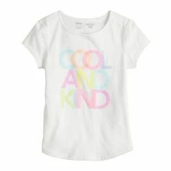 Toddler Girl Jumping Beans® Adaptive Sensory Graphic Tee Unicorn Peach