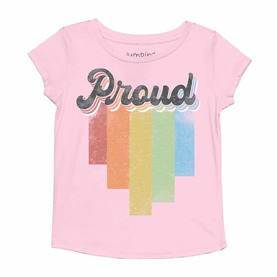Toddler Girl Jumping Beans® "Proud" Rainbow Pride Graphic Tee Toddler Girl Jumping Beans® "Proud" Rainbow Pride Graphic Tee -Jumping Beans shop unnamed file 4388