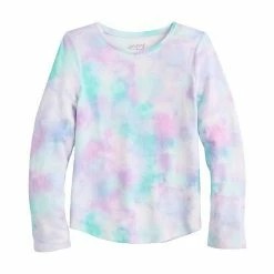 Girls 4-12 Jumping Beans® Long-Sleeve Cozy Tee Multi Heart -Jumping Beans shop unnamed file 445