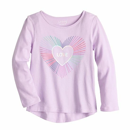 Toddler Girl Jumping Beans® Adaptive Sensory Friendly High-Low Hem Long Sleeve Graphic Tee Blue Toddler Girl Jumping Beans® Adaptive Sensory Friendly High-Low Hem Long Sleeve Graphic Tee Blue -Jumping Beans shop unnamed file 4507