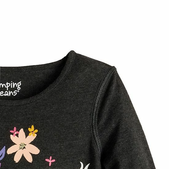 Toddler Girl Jumping Beans® Adaptive Sensory Friendly High-Low Hem Long Sleeve Graphic Tee Blue Toddler Girl Jumping Beans® Adaptive Sensory Friendly High-Low Hem Long Sleeve Graphic Tee Blue -Jumping Beans shop unnamed file 4508