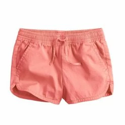Girls 4-12 Jumping BeansĀ® Dolphin Twill Pull-On Shorts Olive Green