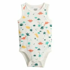 Baby Jumping Beans® Sleeveless Romper Ivory Dinosaur -Jumping Beans shop unnamed file 4585
