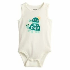 Baby Jumping Beans® Sleeveless Romper Ivory Dinosaur -Jumping Beans shop unnamed file 4587