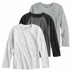 Boys 4-12 Jumping Beans® 3 Pack Mixed Long Sleeve Tees Blue Gray Ivory -Jumping Beans shop unnamed file 4639