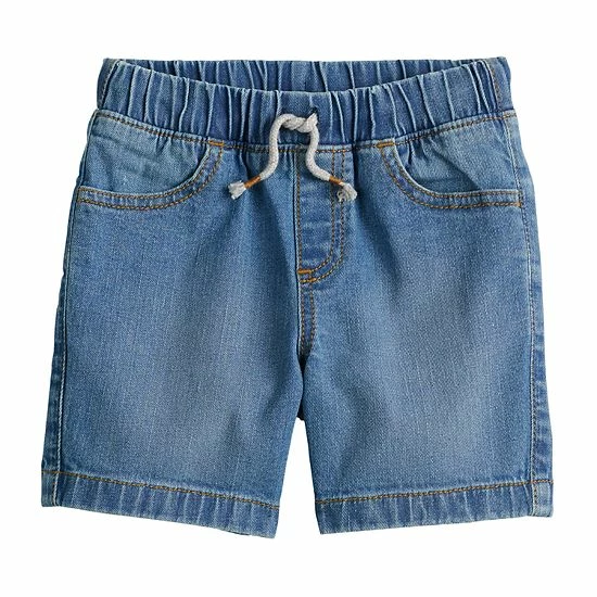 Toddler Boy Jumping Beans® Denim Pull-On Shorts Medium Wash 1 Toddler Boy Jumping Beans® Denim Pull-On Shorts Medium Wash