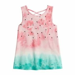 Girls 4-12 Jumping Beans® Crisscross Back Summer Tank Top Teal -Jumping Beans shop unnamed file 4692