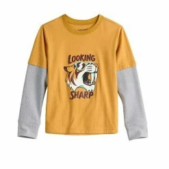 Boys 4-12 Jumping Beans® Thermal Sleeve Skater Graphic Tee Blue Dino Camo -Jumping Beans shop unnamed file 471