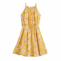 Girls 4-12 Jumping Beans® Smocked Halter Dress Purple Pineapple -Jumping Beans shop unnamed file 4759