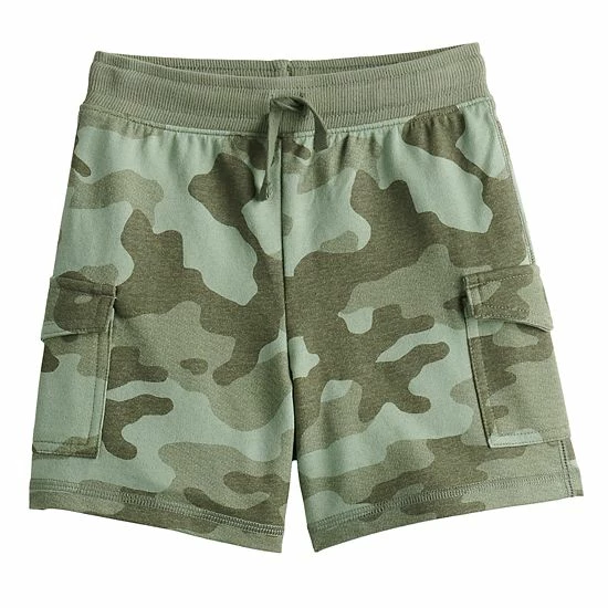 Toddler Boy Jumping Beans® French Terry Cargo Shorts Green Camo 5 Toddler Boy Jumping Beans® French Terry Cargo Shorts Green Camo - Image 5