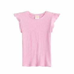 Girls 4-12 Jumping Beans® Ribbed Flutter Sleeve Tee Blue -Jumping Beans shop unnamed file 4790