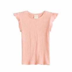 Girls 4-12 Jumping Beans® Ribbed Flutter Sleeve Tee Blue -Jumping Beans shop unnamed file 4791