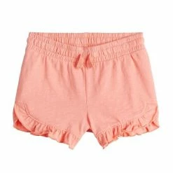 Girls 4-12 Jumping BeansĀ® Ruffle Hem Pull-On Shorts Peach
