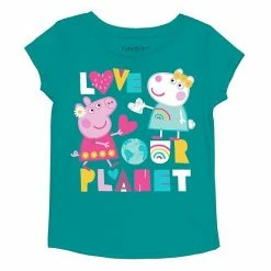 Girls 4-12 Jumping Beans® Peppa Pig Love Our Planet Graphic Tee