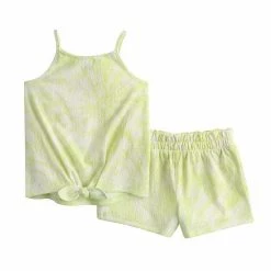 Toddler Girl Jumping Beans® Tie-Front Top & Shorts Set Purple Dots -Jumping Beans shop unnamed file 4939