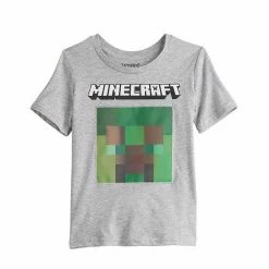 Boys 4-12 Jumping BeansĀ® Minecraft Creeper & Steve Lenticular Graphic Tee