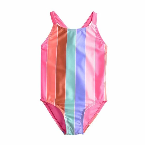 Toddler Girl Jumping Beans® One-Piece Swimsuit Multi Stripe Toddler Girl Jumping Beans® One-Piece Swimsuit Multi Stripe -Jumping Beans shop unnamed file 4949