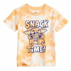 Toddler Boy Jumping Beans® Star Wars The Mandalorian Tie Dye Grogu Aka Baby Yoda "Snack Time" Graphic Tee