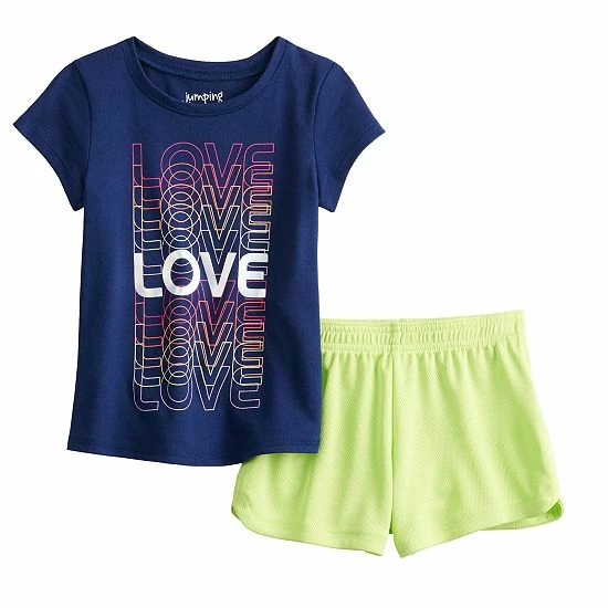 Girls 4-12 Jumping Beans® Active Tee & Mesh Shortie Set Navy Rainbow Love Girls 4-12 Jumping Beans® Active Tee & Mesh Shortie Set Navy Rainbow Love -Jumping Beans shop unnamed file 4992