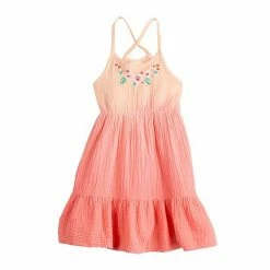 Girls 4-12 Jumping Beans® Crossback Cami Dress Teal