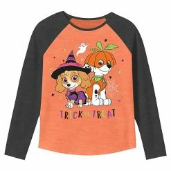 Toddler Girl Jumping Beans® Paw Patrol Trick Or Treat Halloween Raglan Graphic Tee