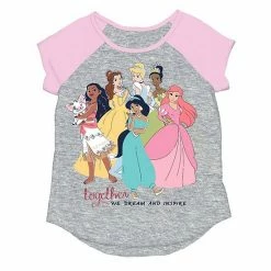Disney Princesses Girls 4-12 Dream And Inspire Tee By Jumping Beans®