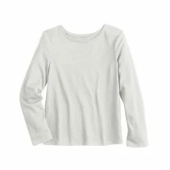 Toddler Girl Jumping Beans® Basic Long Sleeve Tee White -Jumping Beans shop unnamed file 510