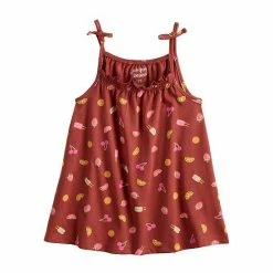 Toddler Girl Jumping Beans® Knit Bow Shoulder Strappy Printed Tank Top Ditsy Floral