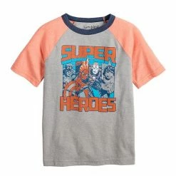 Boys 4-12 Jumping Beans® Marvel "Super Heroes" Short Raglan Sleeve Graphic Tee