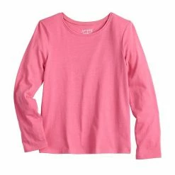 Toddler Girl Jumping Beans® Basic Long Sleeve Tee White -Jumping Beans shop unnamed file 514