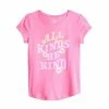 Girls 4-12 Jumping Beans® Shirttail-Hem Pocket Tee Pink