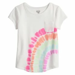 Girls 4-12 Jumping Beans® Shirttail-Hem Pocket Tee Pink 2 Girls 4-12 Jumping Beans® Shirttail-Hem Pocket Tee Pink -Jumping Beans shop unnamed file 5144