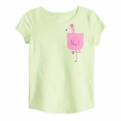 Toddler Girl Jumping Beans® Pocket Tee Pink Bunny -Jumping Beans shop unnamed file 5153