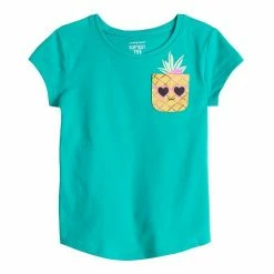 Toddler Girl Jumping Beans® Pocket Tee Pink Bunny -Jumping Beans shop unnamed file 5154