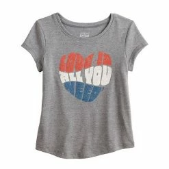 Toddler Girl Jumping BeansĀ® Tee White