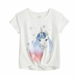 Alternative view of Toddler Girl Jumping Beans® Tee White