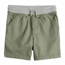 Toddler Boy Jumping BeansĀ® Shorts With Ribbed Waistband Coal Mine
