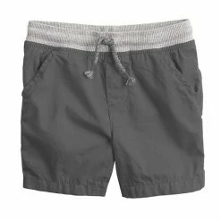 Toddler Boy Jumping Beans® Shorts With Ribbed Waistband Coal Mine -Jumping Beans shop unnamed file 5203